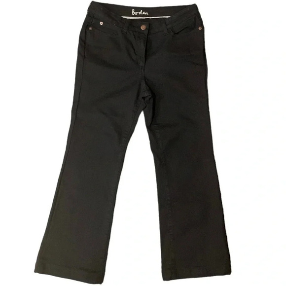 Boden Denim - Boden Women’s Denim Black Cotton Stretchy Jeans Neutral Preppy Mod Comfort